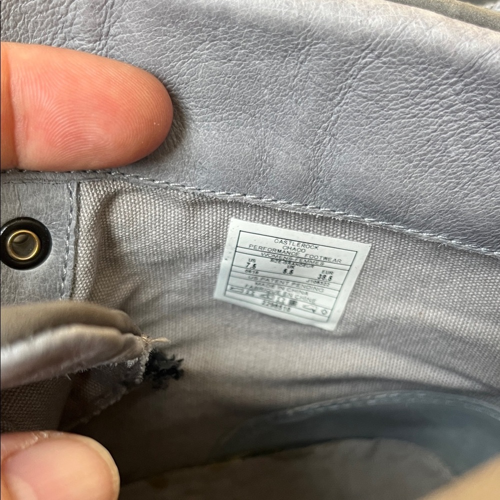 Women’s Chaco Gray High-Top Boots - Picture 5 of 6